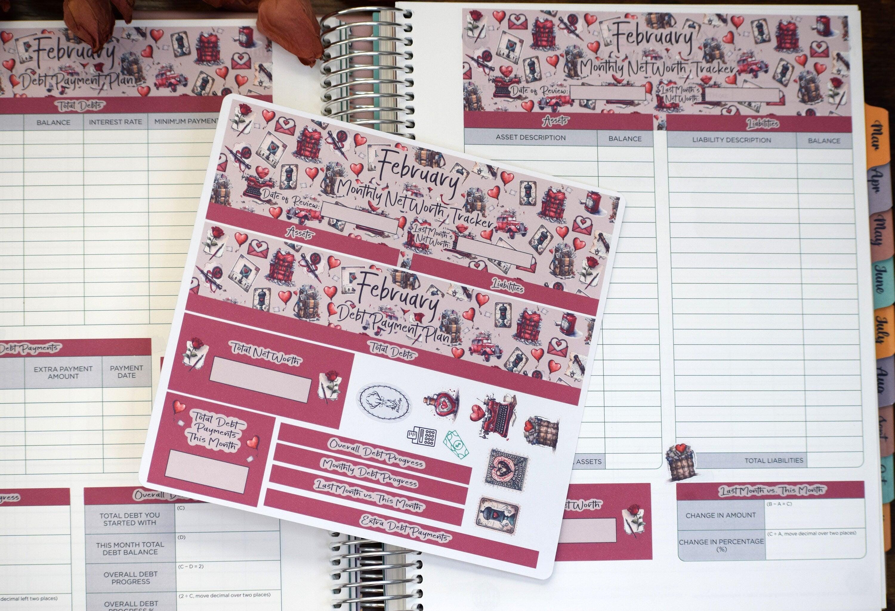 TBM BBP Workbook Sticker Kit, Traveling Love Letter #19 - Etsy