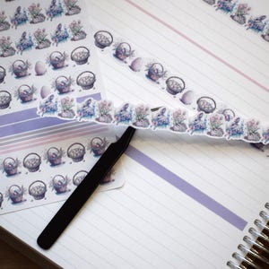 Washi Planner Sticker Sheet, Easter #3