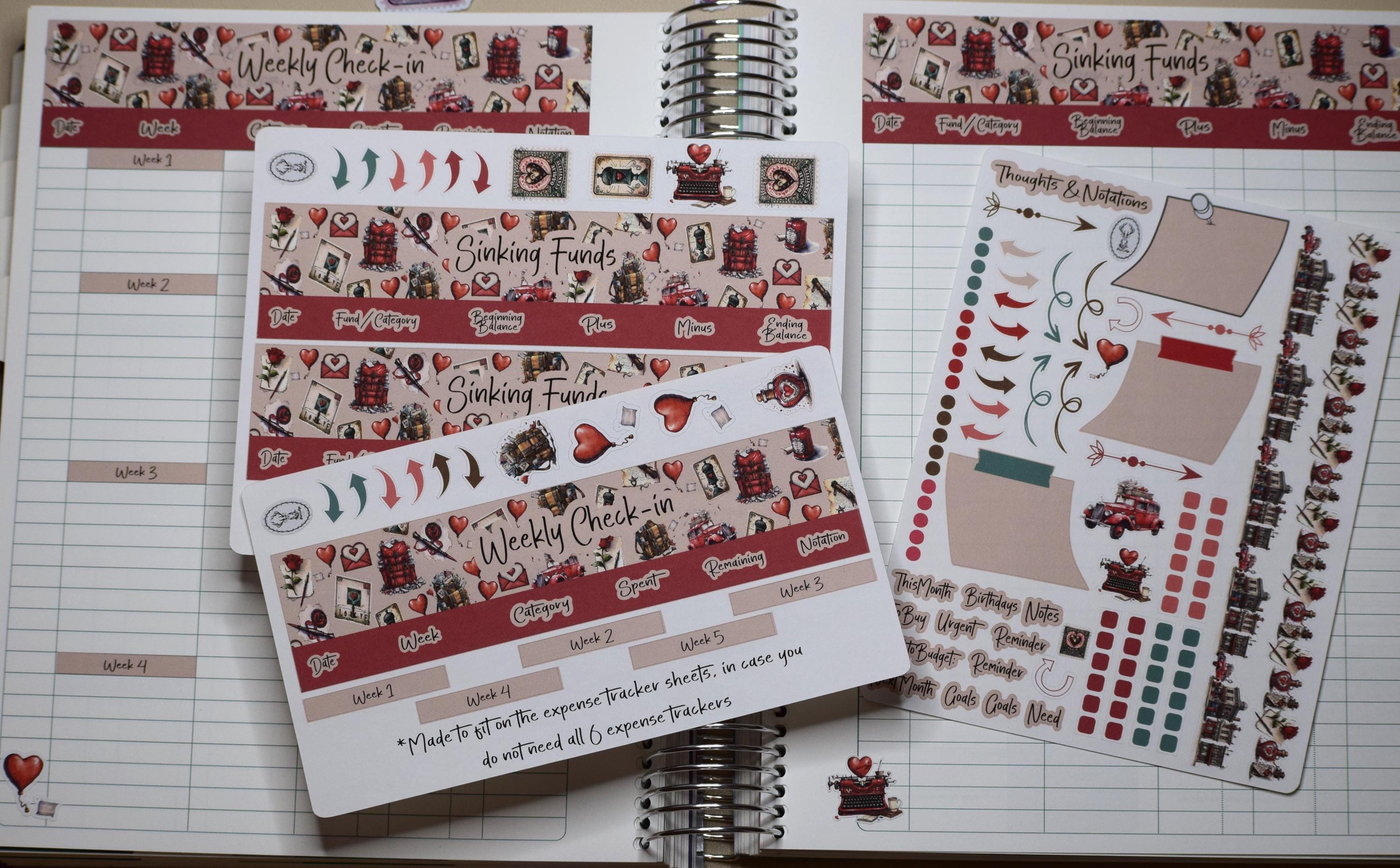 TBM BBP Workbook Sticker Kit, Traveling Love Letter #19 - Etsy