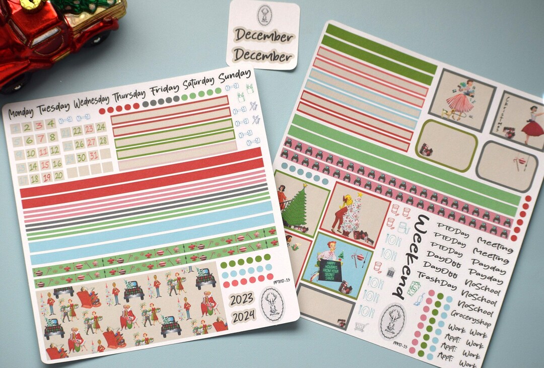 Plum Paper 7x9 Quad Lined and Blank Weekly Planner Sticker Kit #15 ...