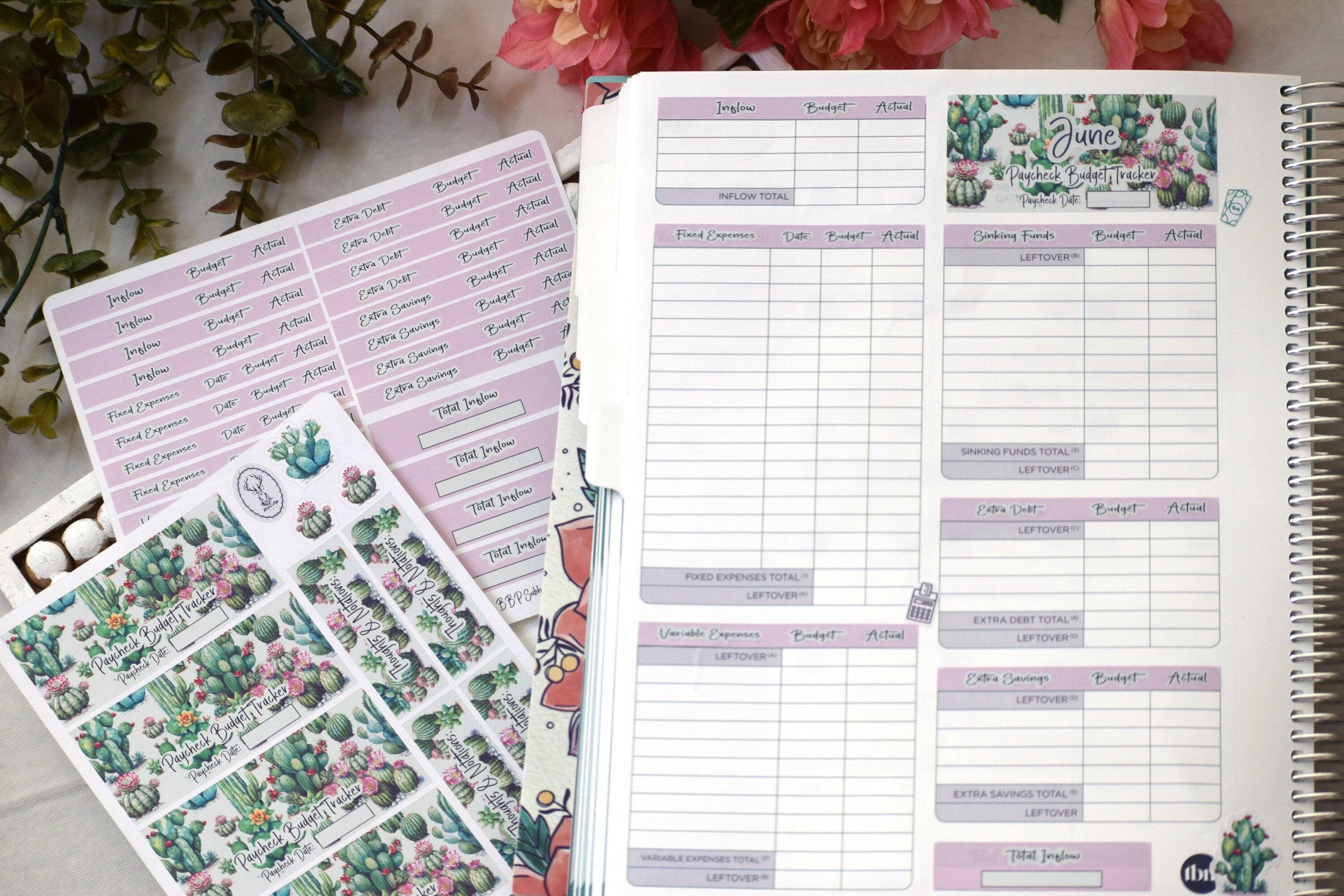 TBM BBP Workbook Sticker Kit, Cactus Galore - Etsy