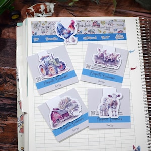 Magnetic Bookmarks, Farm Life Theme
