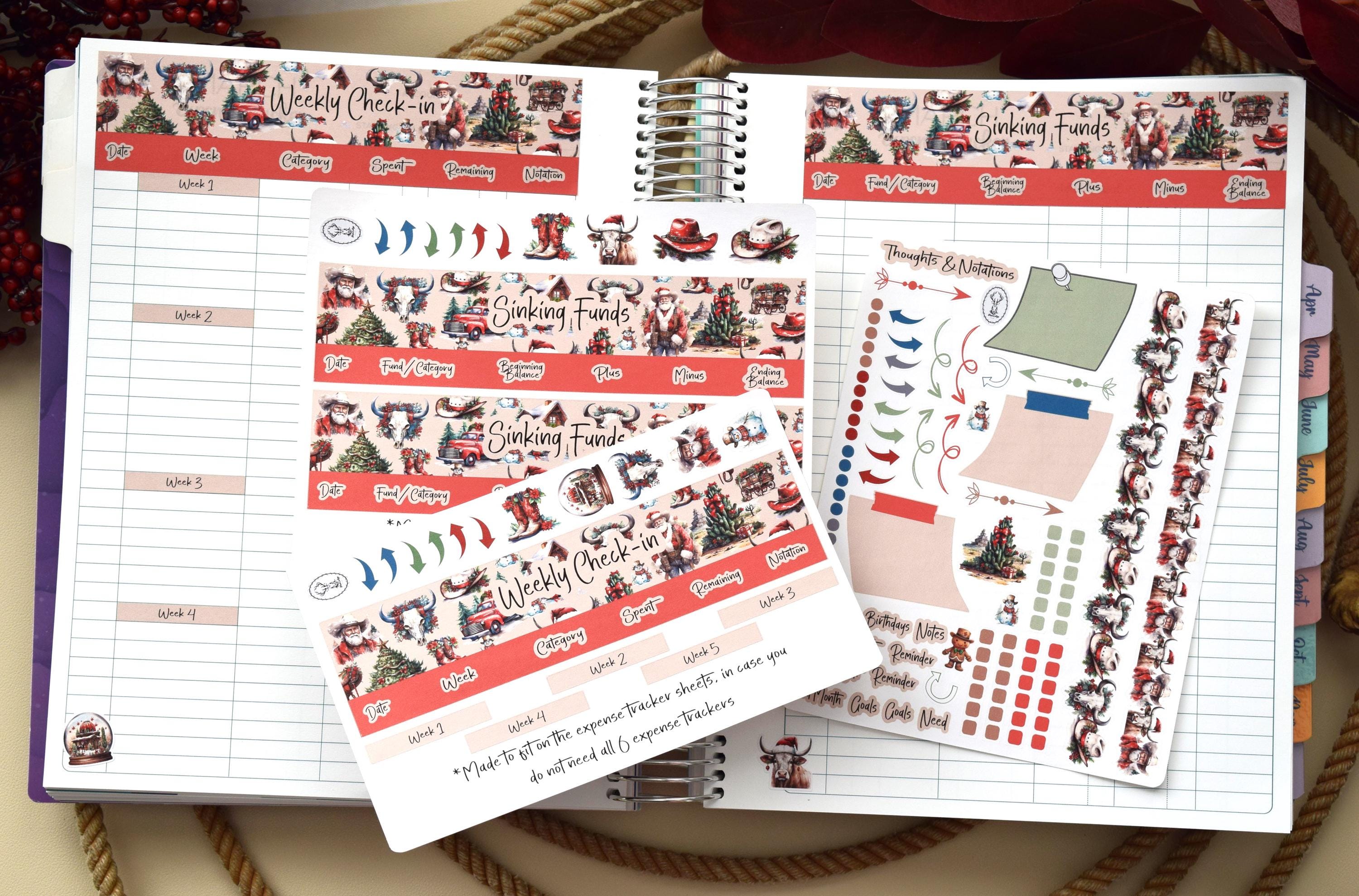 TBM BBP Workbook Sticker Kit, Western Christmas - Etsy