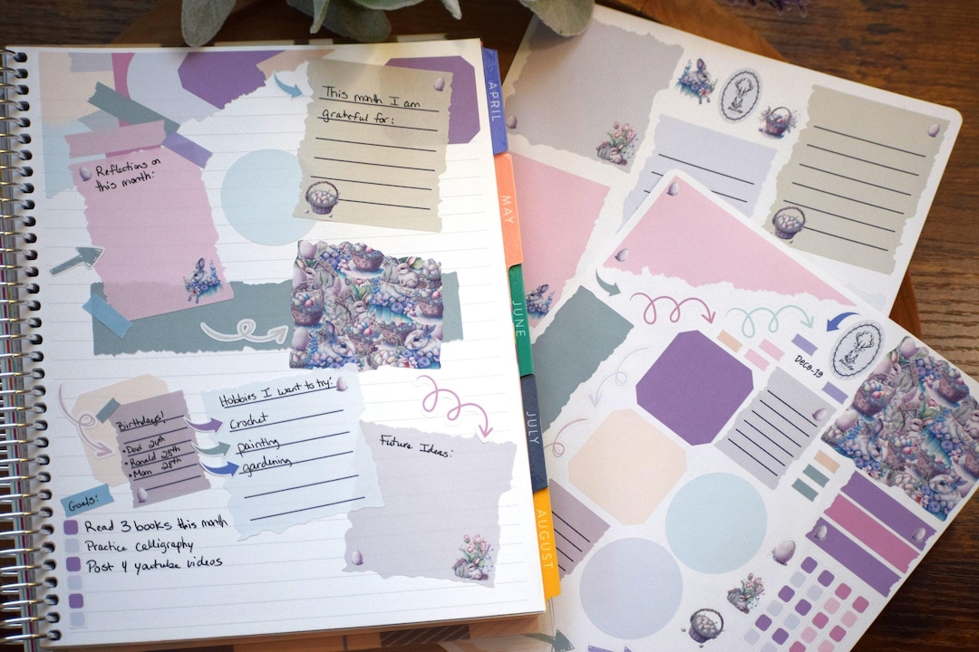 Journal Deco Planner Stickers Kit #3 Easter - Etsy
