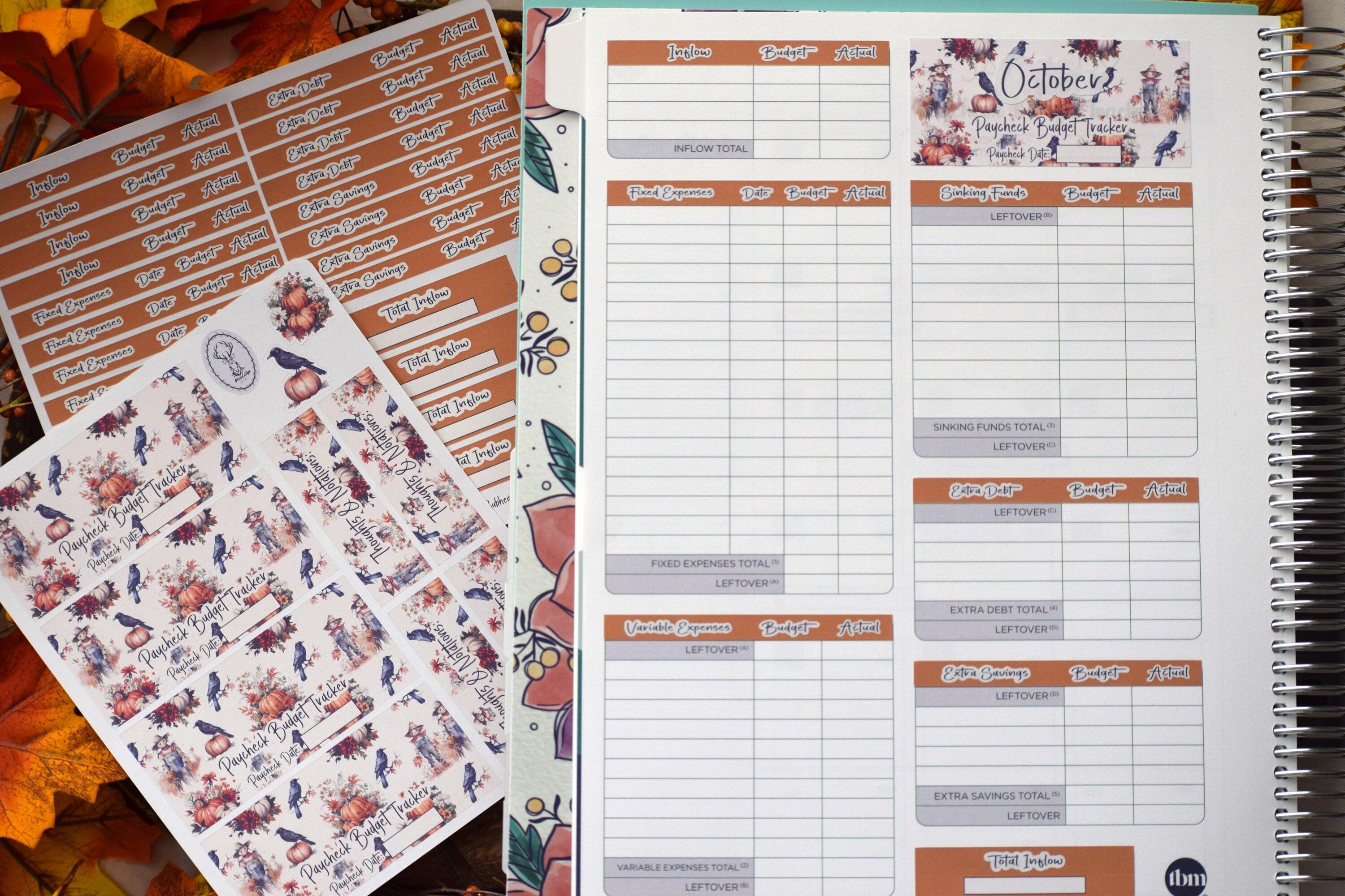 TBM BBP Workbook Sticker Kit, Pumpkins and Crows - Etsy