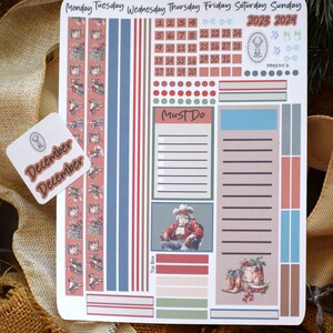 Plum Paper 8.5x11 ME, Weekly Planner Sticker Kit #16, Western Santa - Etsy
