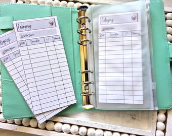 Cash Envelope Tracker Inserts | A6 Envelope Trackers | A7 Envelope Trackers |  Cash Envelope Budget System | Easter Theme