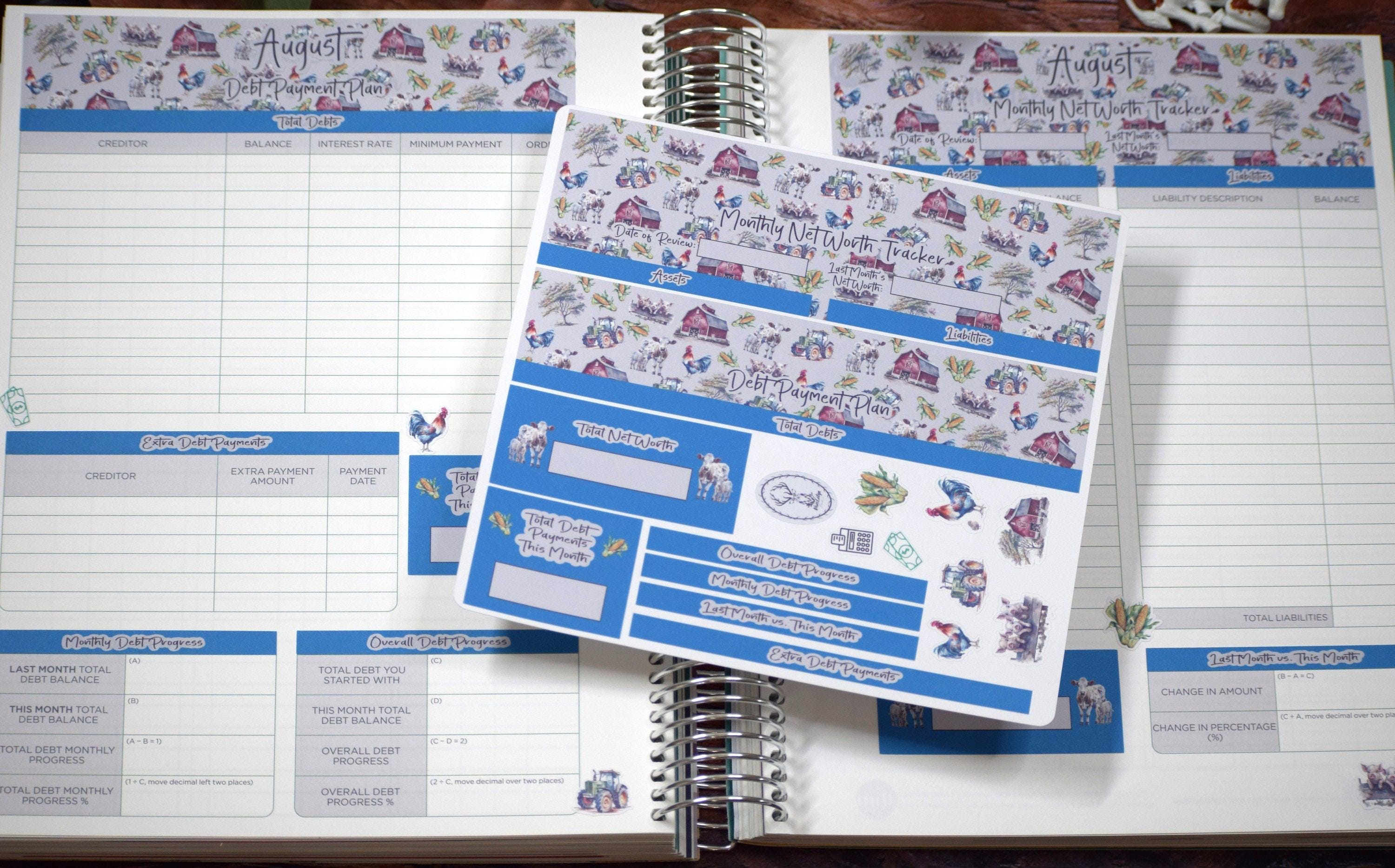 TBM BBP Workbook Sticker Kit, Farm Life - Etsy