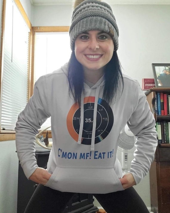 Ice fishing sweatshirt - MF version - come on eat it