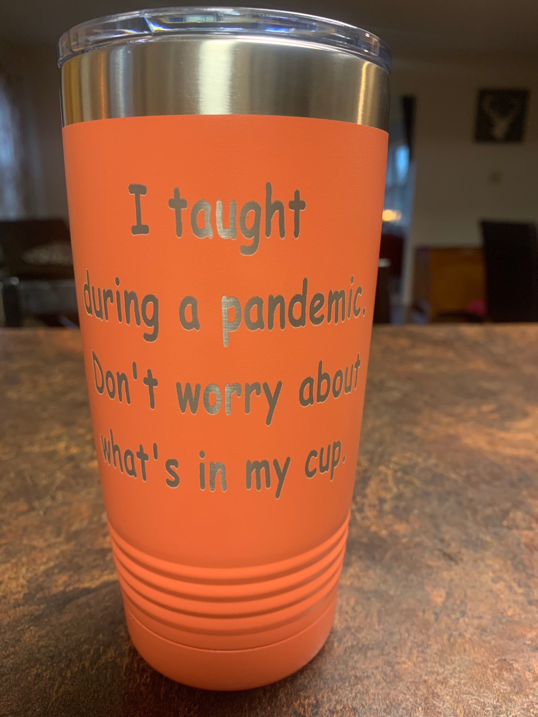 I taught during a pandemic. Don’t worry about what’s in my cup.