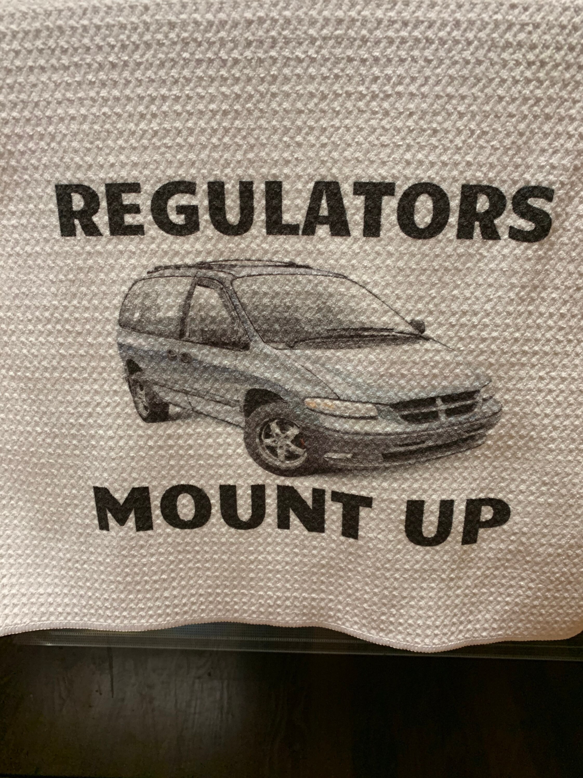 Regulators Mount Up kitchen towel 90s Warren G Etsy