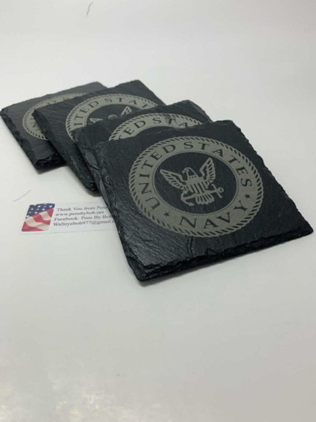 Military Laser-engraved Slate Coasters Army Navy Marines Air Force - Etsy