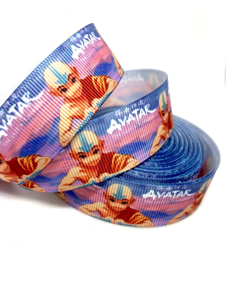 Avatar The Last Airbender Grosgrain Ribbon 1 Yard image 1