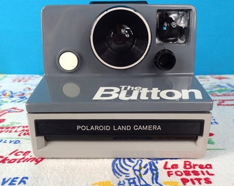 Polaroid the Button Instant Camera, Vintage SX-70 Model, Retro