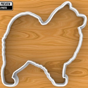 Samoyed Dog Treat Cookie Cutter, Selectable sizes, Sharp Edge Upgrade Available