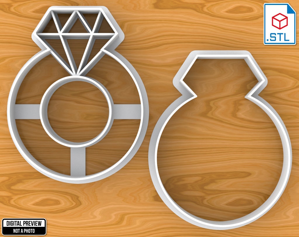 cake ring and cookie cutter set