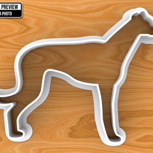 Greyhound Dog Treat Cookie Cutter, wählbare Größen, Sharp Edge Upgrade verfügbar