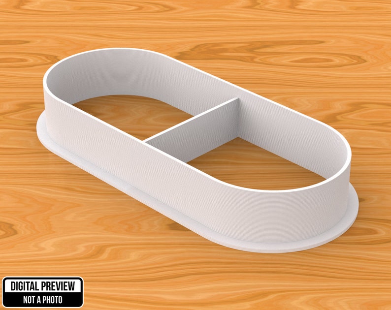 Oval Pill Tablet Drugs Cookie Cutter Selectable Sizes SKU1053 Etsy