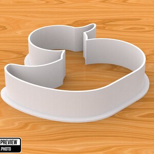 Baby Shower Rubber Duck Cookie Cutter, Selectable Sizes, Sharp Edge