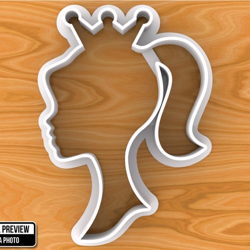 Afro Barbie Girl Cookie Cutter Selectable Sizes Sharp Edge - Etsy
