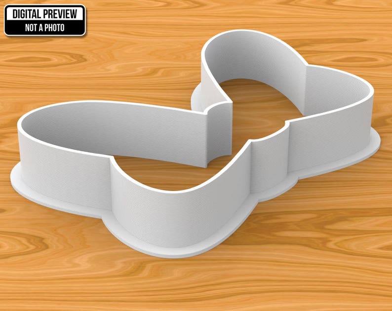 Minnie Mouse Bow Knot Cookie Cutter Detailed Or Outlined Etsy