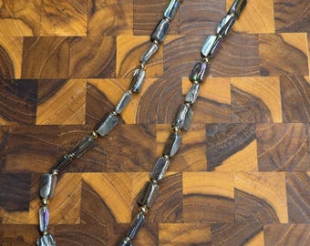 Oceanus gold and Abalone Necklace.