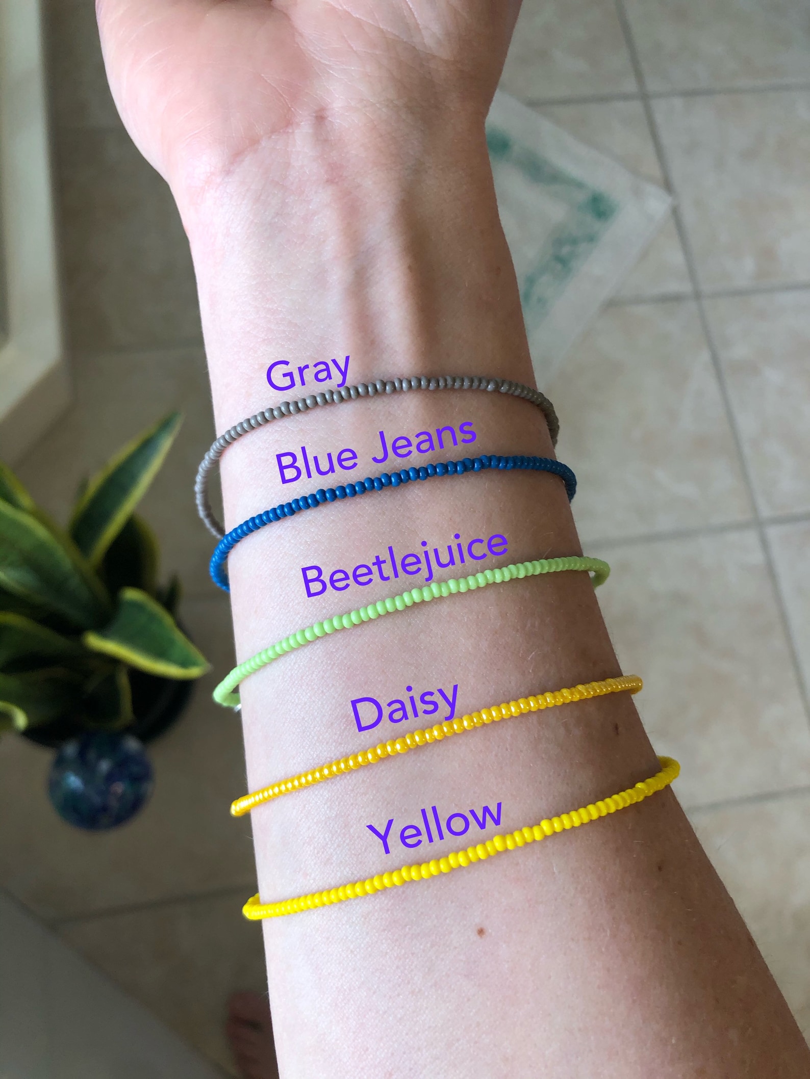 Baby anklets / ankle bracelets for toddlers and young kids. Etsy