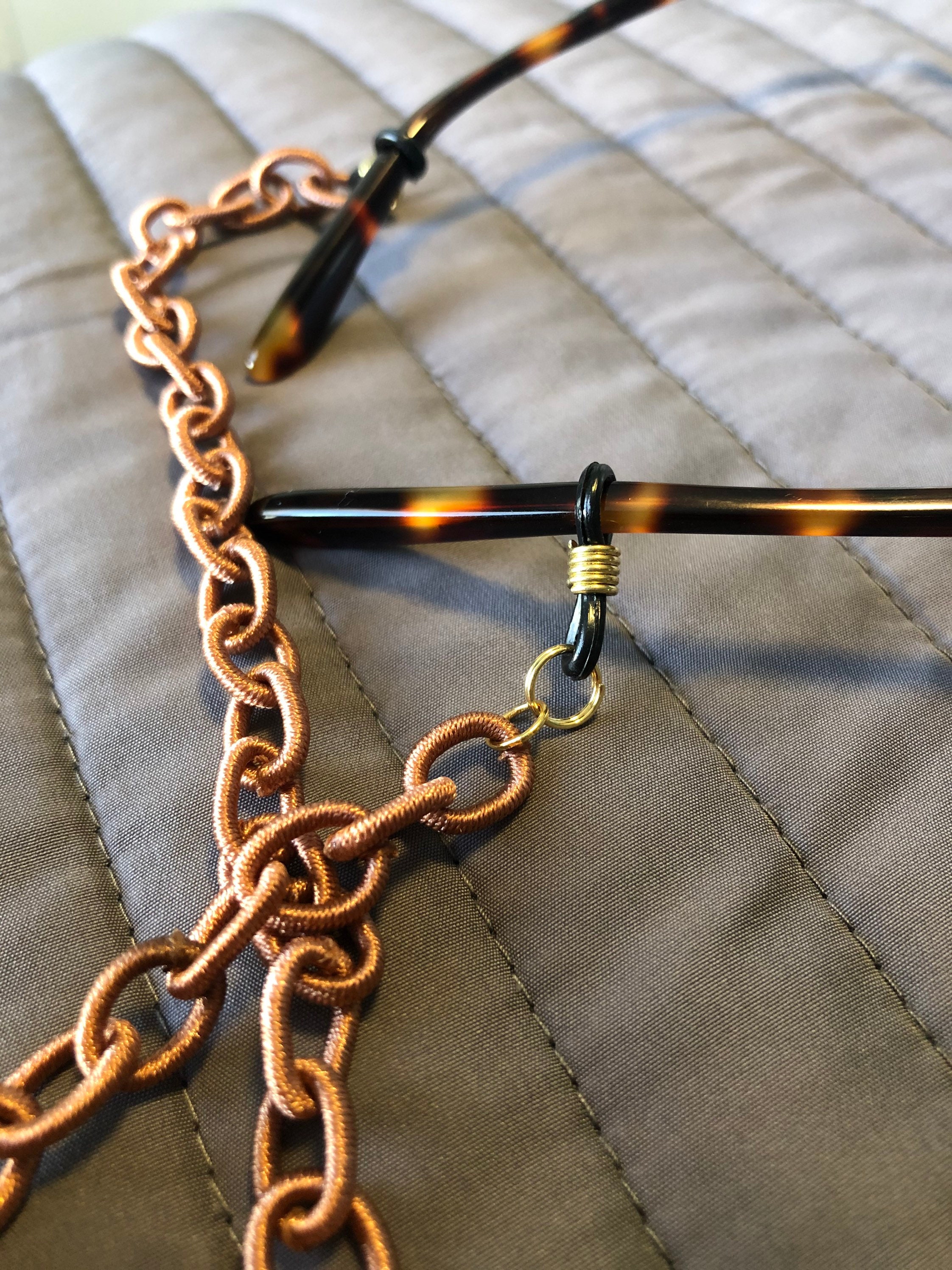 Silky glasses chain flexible chunky sunglass chain soft Etsy