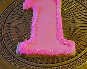 1st Birthday Sugar Cookies #1 Number 1 One First - Plain or Iced Pink Blue Green - Great Party Treat For Boy or Girl or Anniversary Goodie!
