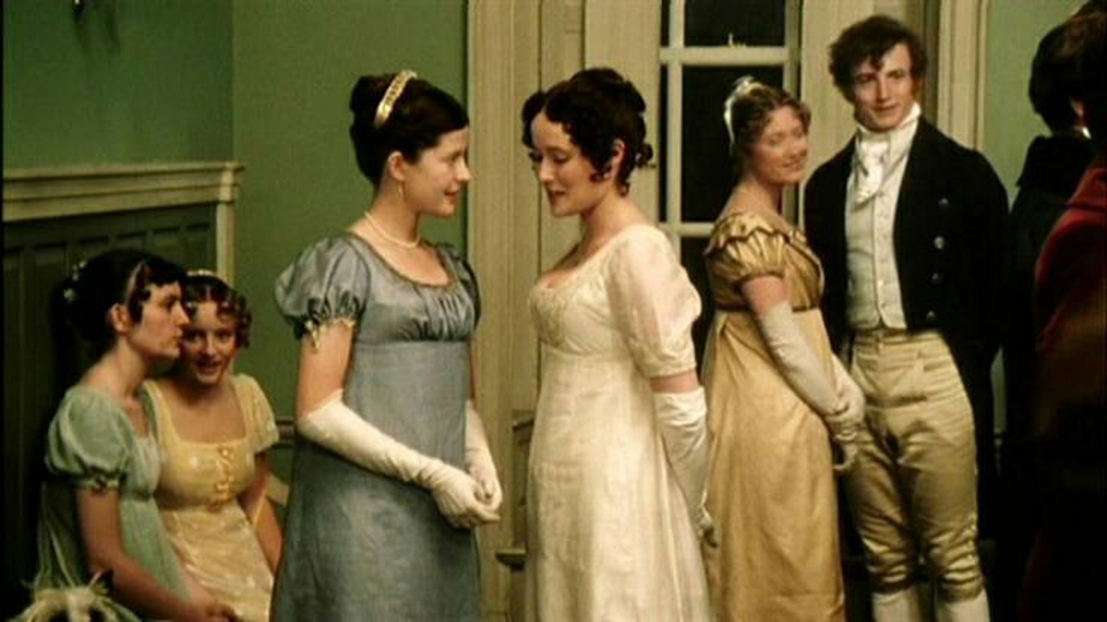 Jane Gold Ball GownPride and Prejudice 1995 Jane Etsy