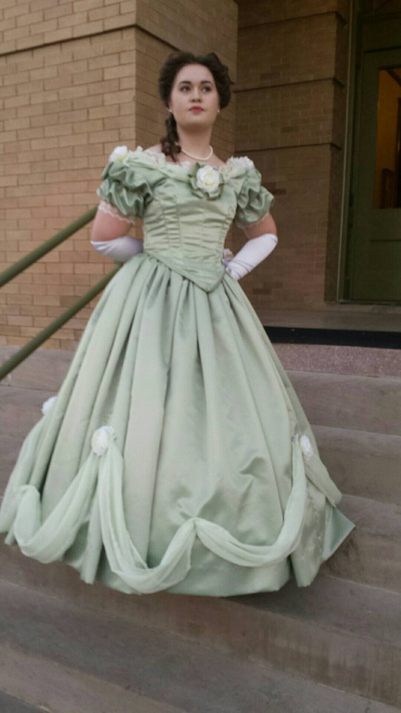 civil war ball gown