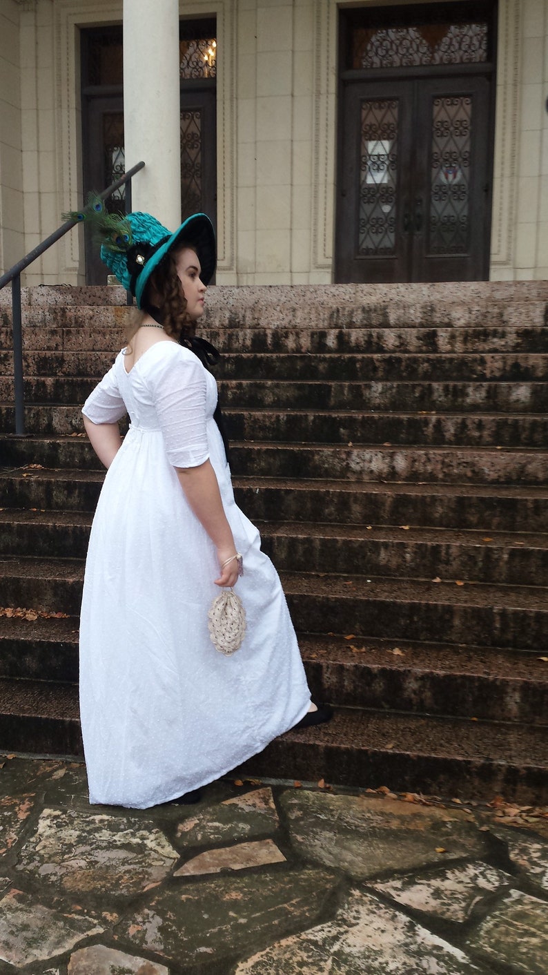 Adjustable Drawstring Regency Day Dress Ladies-Custom Order