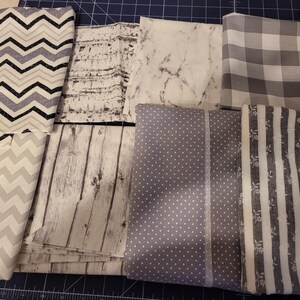 Gray & white Kitchen Neck Towel/cooking scarf aka Kitchen Boa, cooking, cleaning, spills, potholder, dish towel, assorted image 5