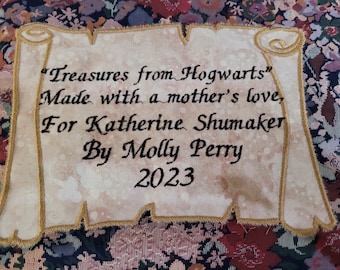 Custom Embroidered Quilt Label: Personalized Keepsake