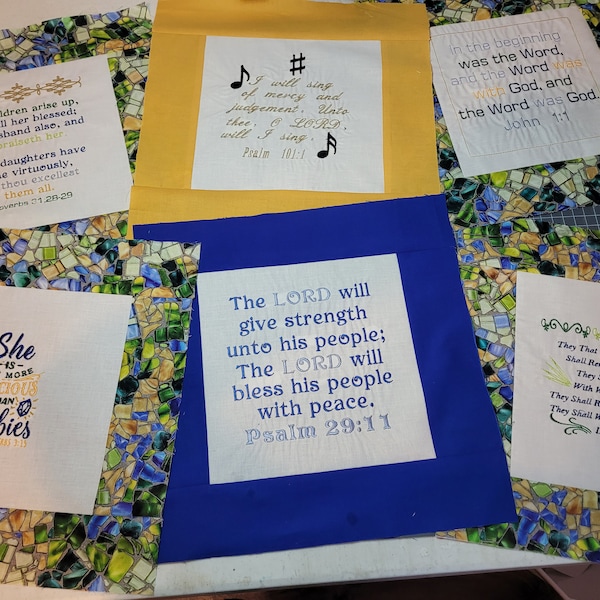 Scripture Embroidery Etsy