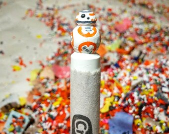 BB8 Star Wars Crayon Carving