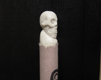 Skull Crayon Carving