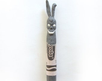 Frank the Rabbit Donnie Darko Crayon Carving