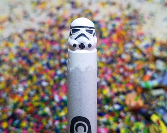 Stormtrooper Star Wars Crayon Carving