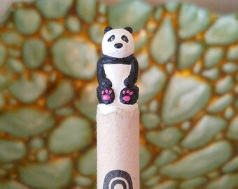 Panda Crayon Carving