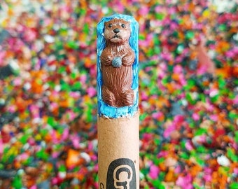 Sea Otter Crayon Carving