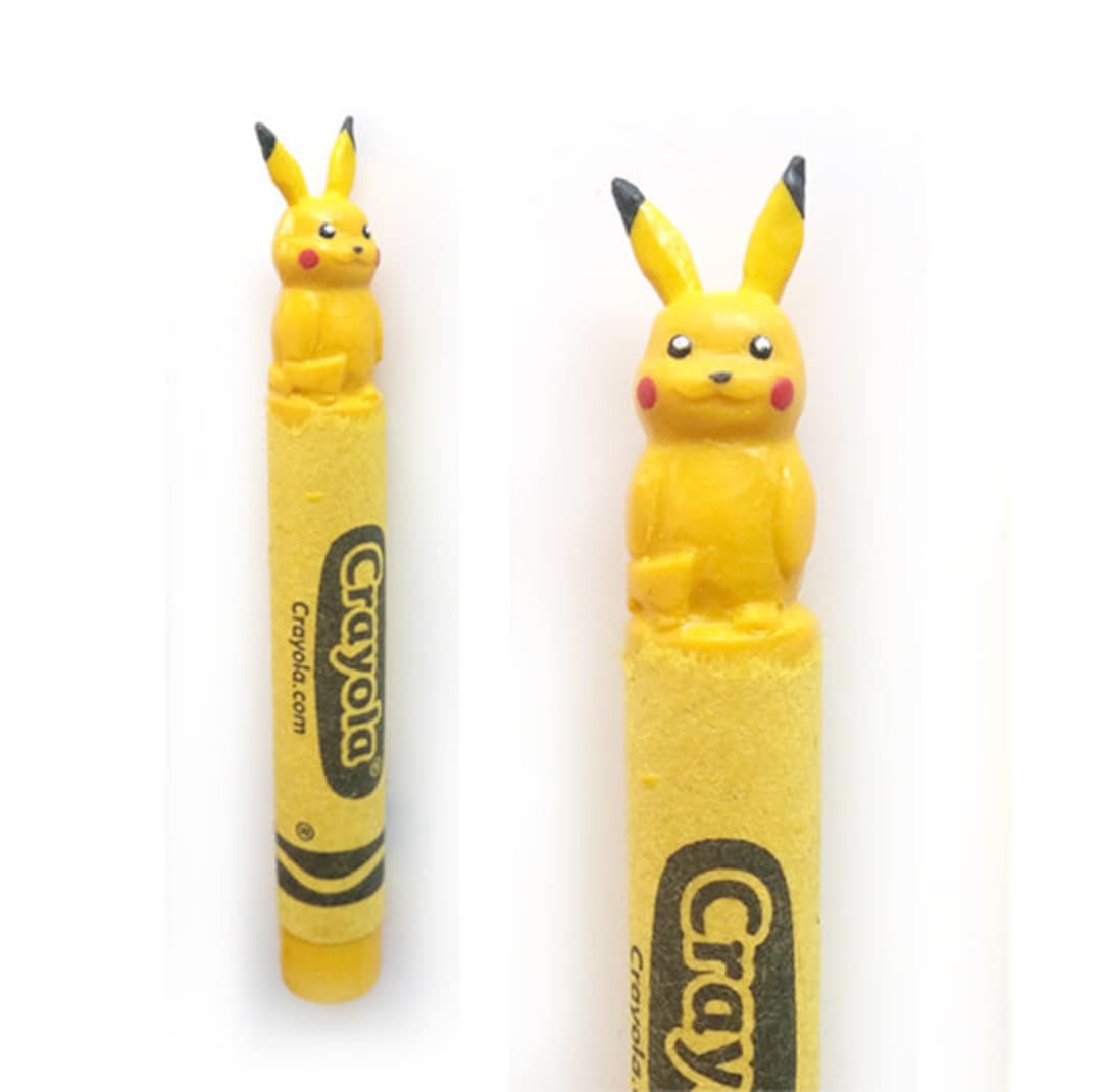 One Pikachu Crayon Pokemon Handmade Party Favor -  Hong Kong
