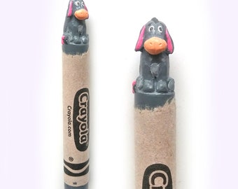 Eeyore Winnie the Pooh Crayon Carving