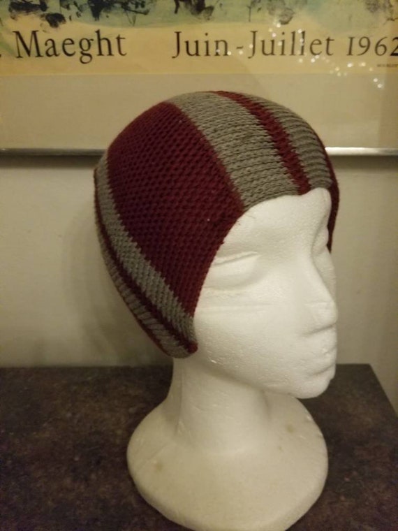 ANTIQUE 1920's WOOL Blend SWIM Cap Flapper Swimmin