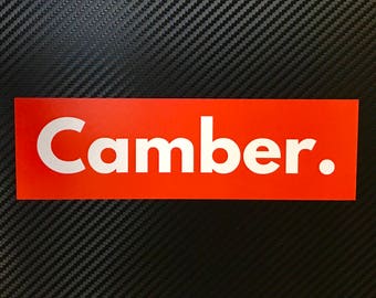 Camber BOGO Vinyl Sticker Decal Custom Box Logo