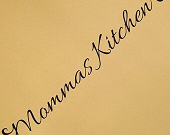 Mommas Kitchen WALL Vinyl Sticker Decal Custom