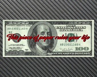 This Paper Rules Your Life Vinyl Sticker Decal Custom