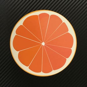 Grapefruit Vinyl Sticker Decal Custom