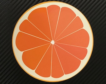 Grapefruit Vinyl Sticker Decal Custom