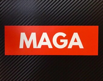 MAGA BOGO Vinyl Sticker Decal Custom Box Logo